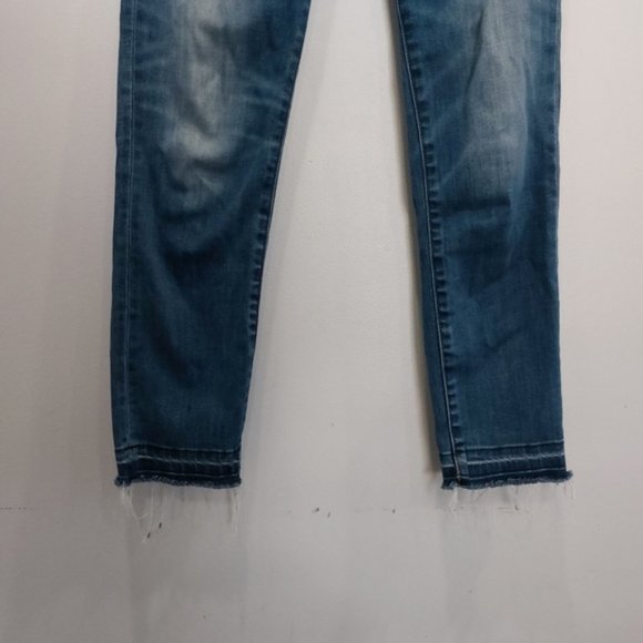 Aritzia Denim Forum The Lola High Rise Skinny Crop Size 28 - Picture 4 of 8